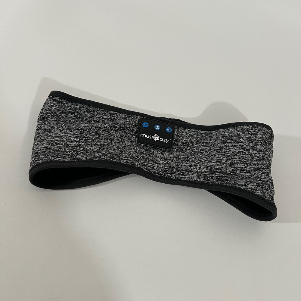 Musicozy Bluetooth Headphones headband in gray Rechargable